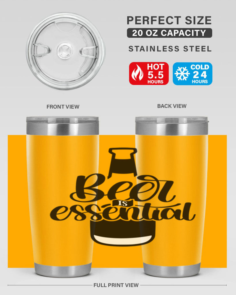 beer is essential 48#- beer- Tumbler