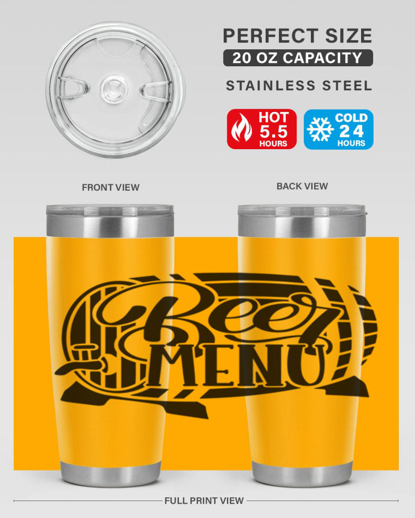 beer menu 45#- beer- Tumbler