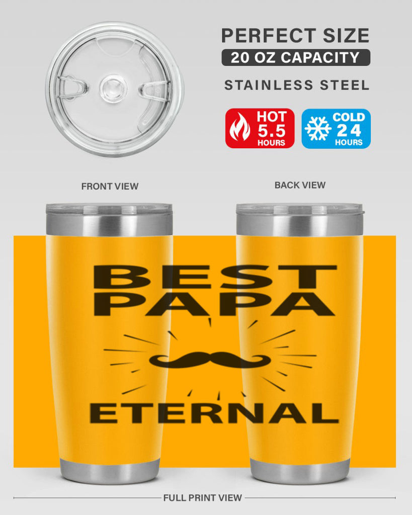 best papa png 92#- grandpa - papa- Tumbler