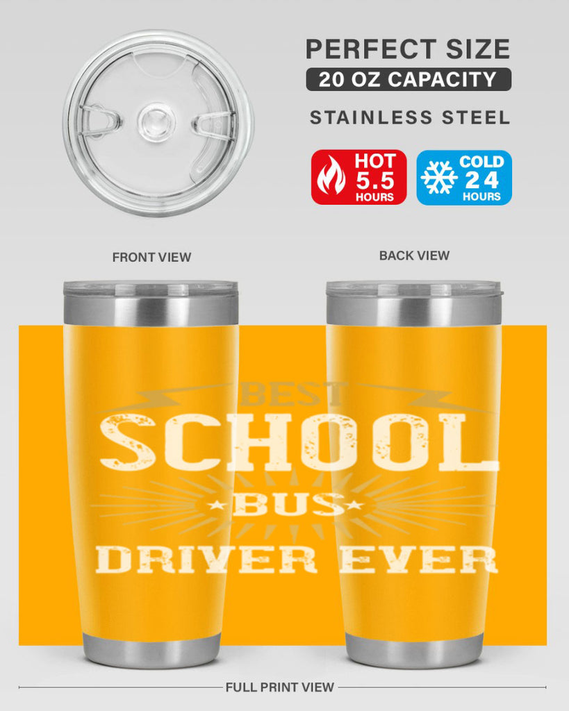 best school bus driver ever Style 43#- bus driver- tumbler