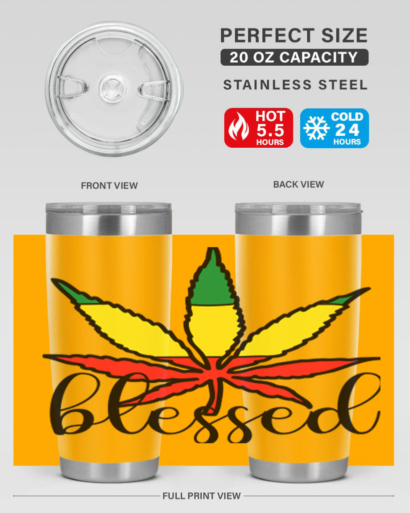 blessed cannabis jamacian 18#- marijuana- Tumbler