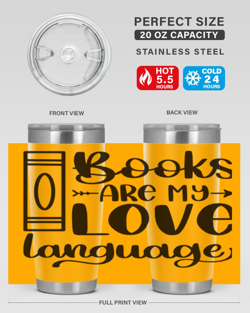 books are my love language 46#- reading- Tumbler