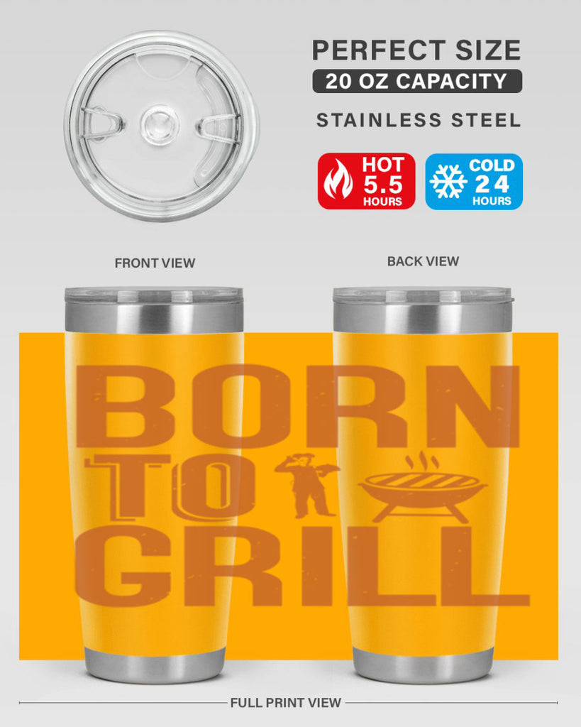 born to grill 1#- bbq- Tumbler