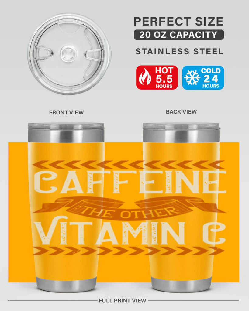 caffeinethe other vitamin c 195#- coffee- Tumbler