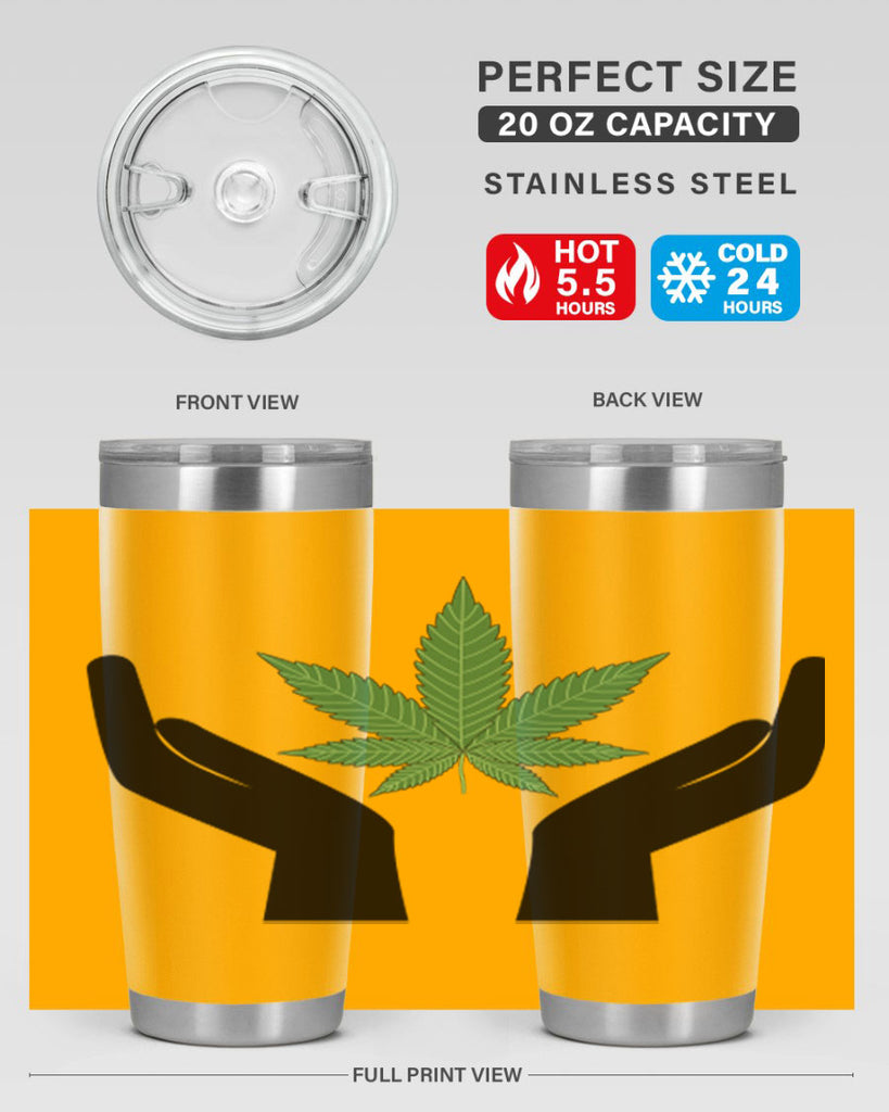 cannabis hands 44#- marijuana- Tumbler