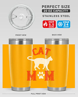 cat mom Style 35#- cat- Tumbler