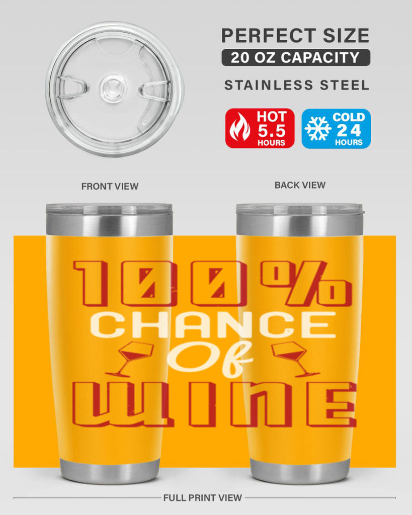 chance of wine 219#- wine- Tumbler