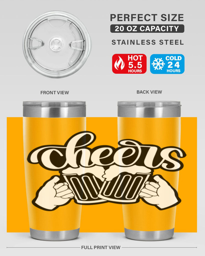 cheers 44#- beer- Tumbler