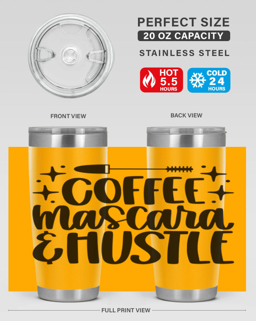 coffe mascara hustle 180#- coffee- Tumbler