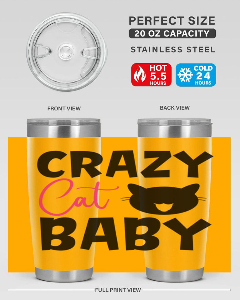 crazy cat baby Style 270#- baby- tumbler