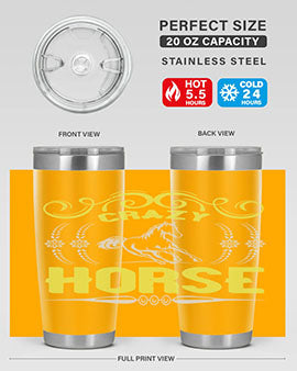 crazy horse Style 9#- horse- Tumbler