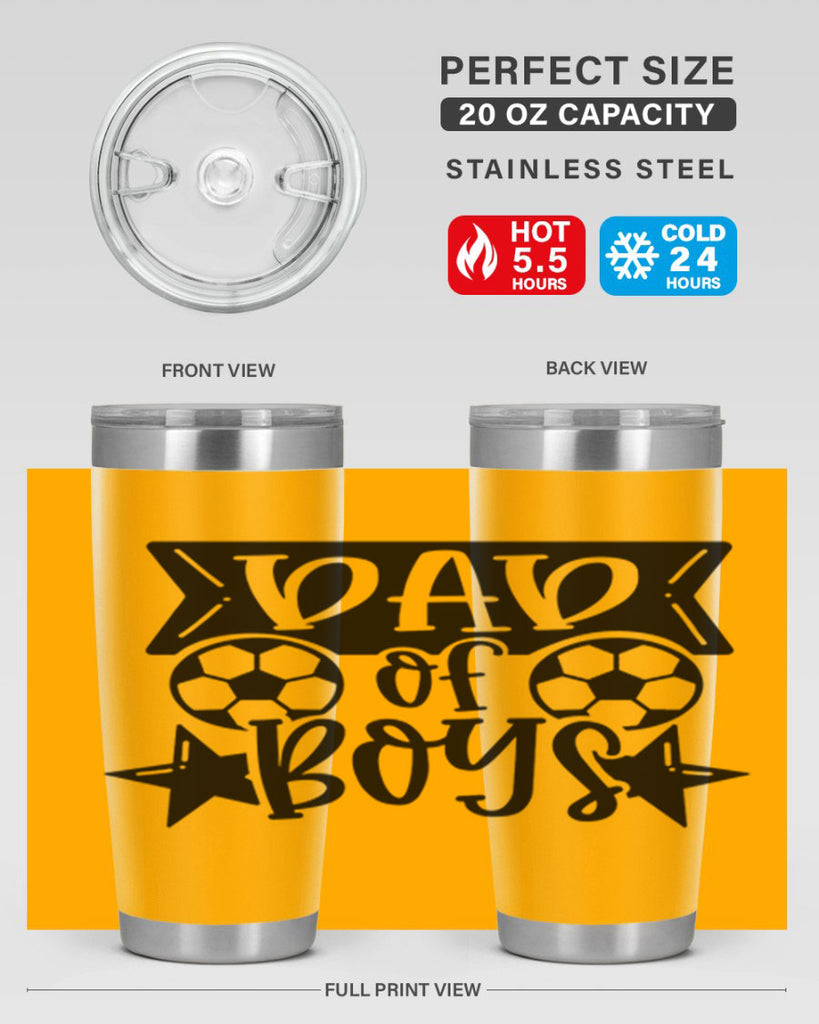 dad of boy 61#- fathers day- Tumbler