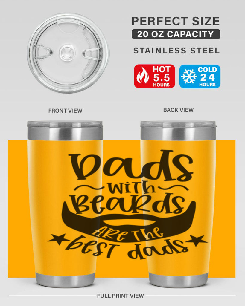 dads with beards are the best dads 53#- fathers day- Tumbler