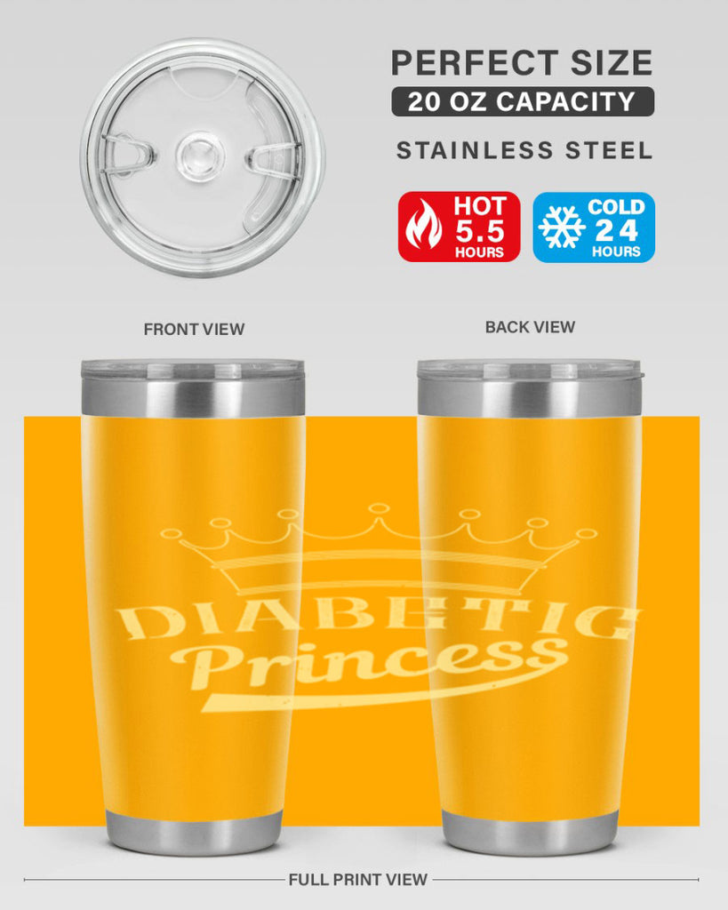 diabetic princess Style 42#- diabetes- Tumbler