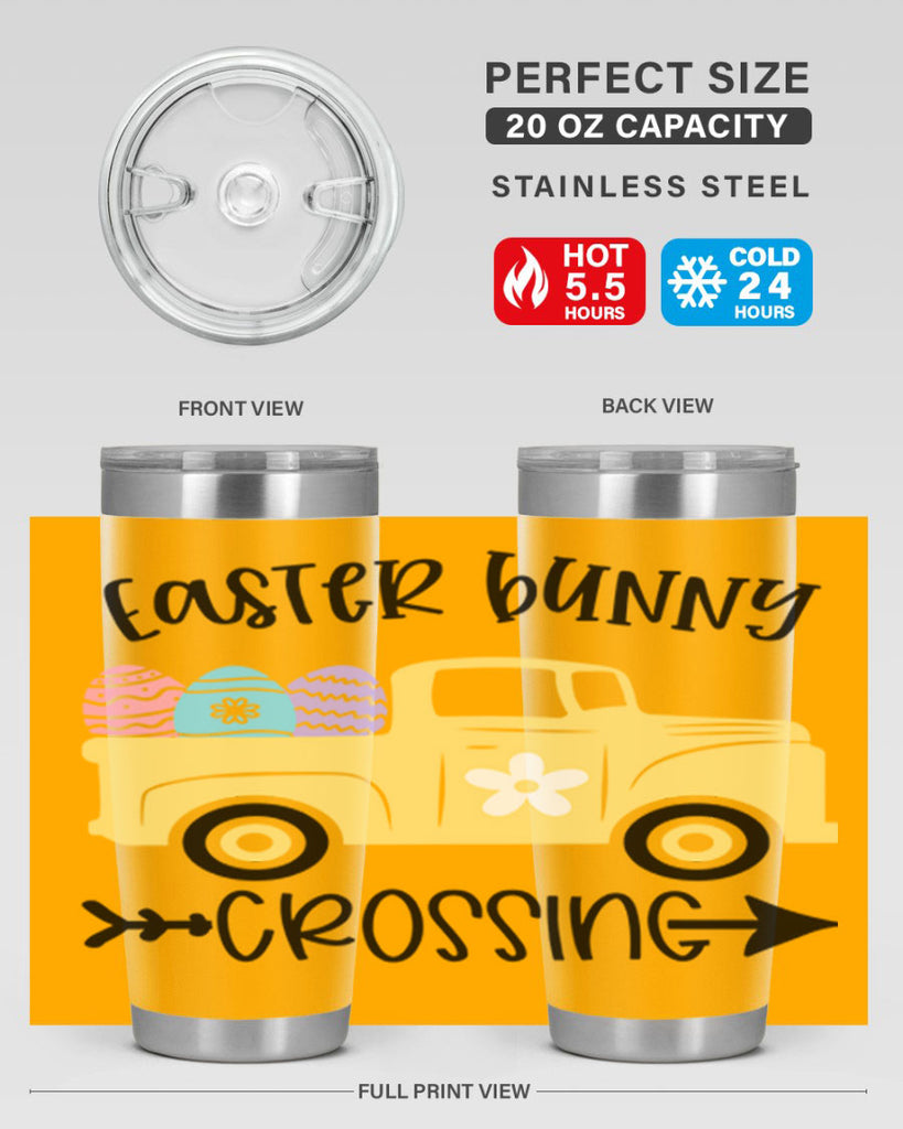 easter bunny crossing 59#- easter- Tumbler