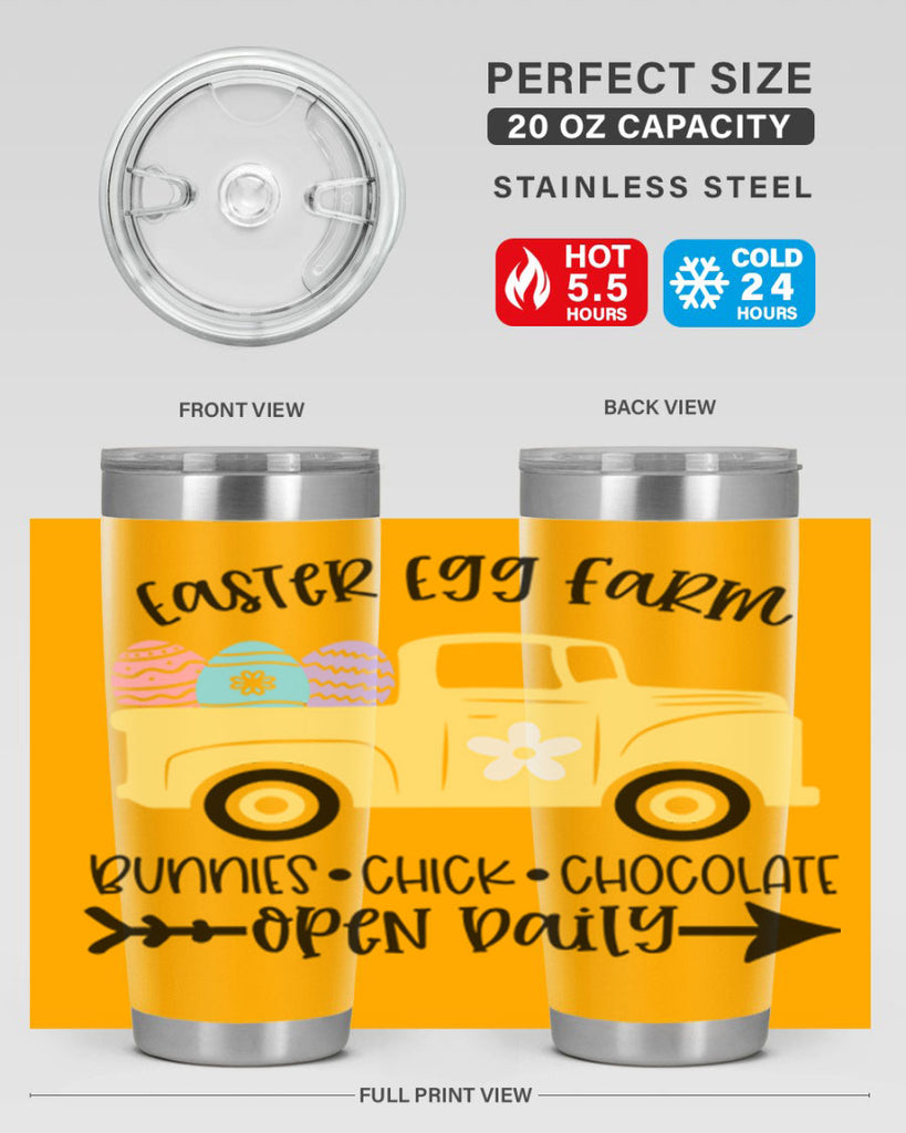 easter egg farm 58#- easter- Tumbler