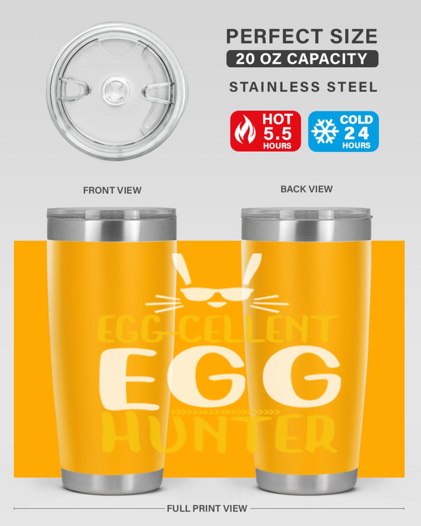 egg cellent egg hunter 82#- easter- Tumbler