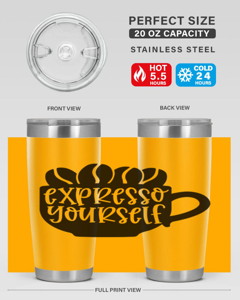 expresso yourself 56#- wine- Tumbler