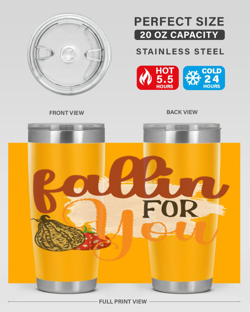 fallin for you 167#- fall- Tumbler