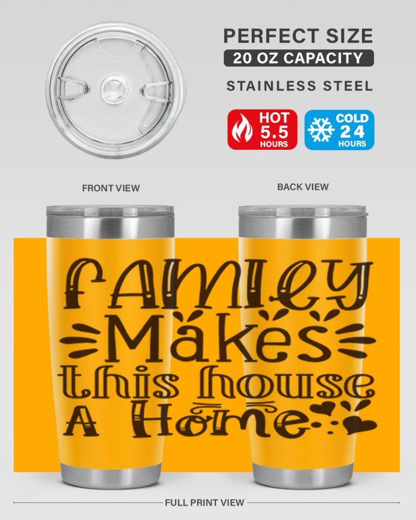 family makes this house a home 101#- home- Tumbler