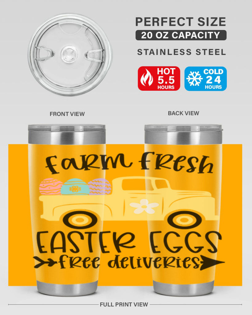 farm fresh easter eggs 46#- easter- Tumbler