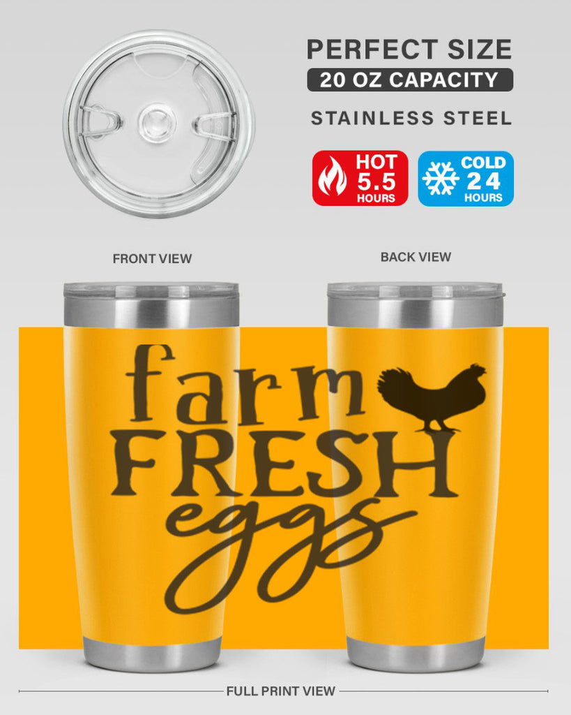 farm fresh eggs 102#- kitchen- Tumbler