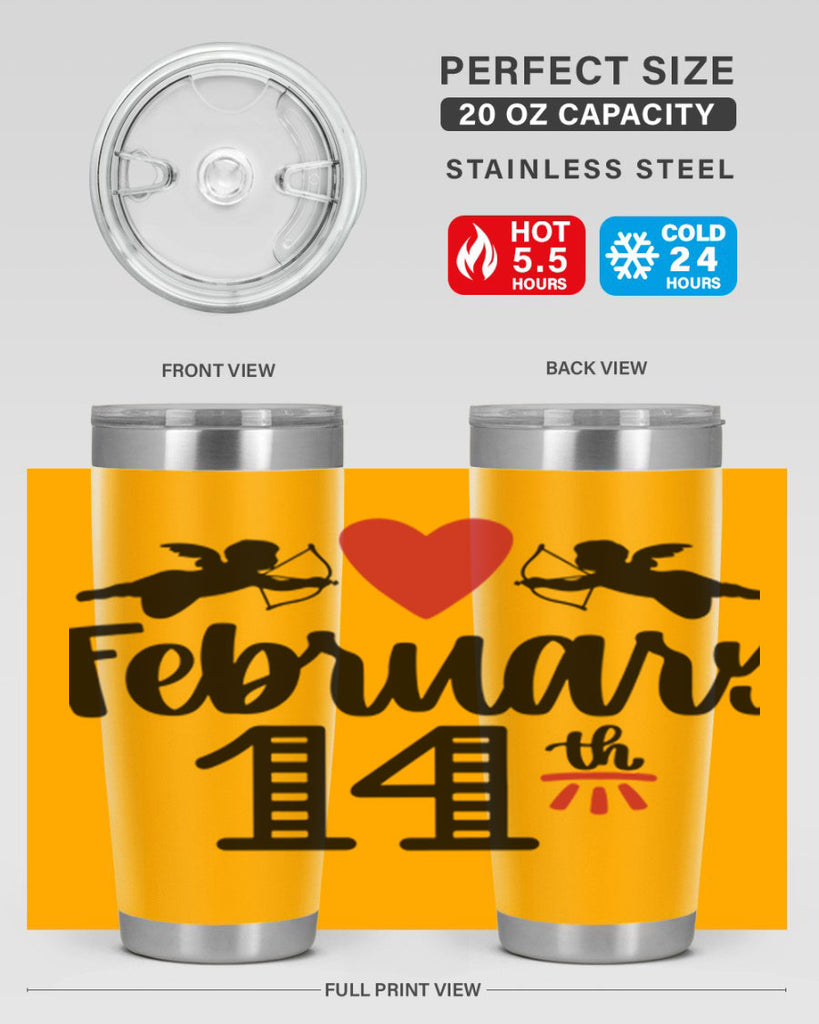 february th 28#- valentines day- Tumbler