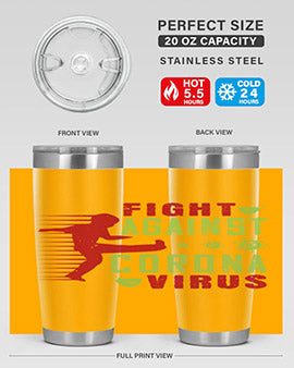 fight against corona virus Style 41#- corona virus- Cotton Tank