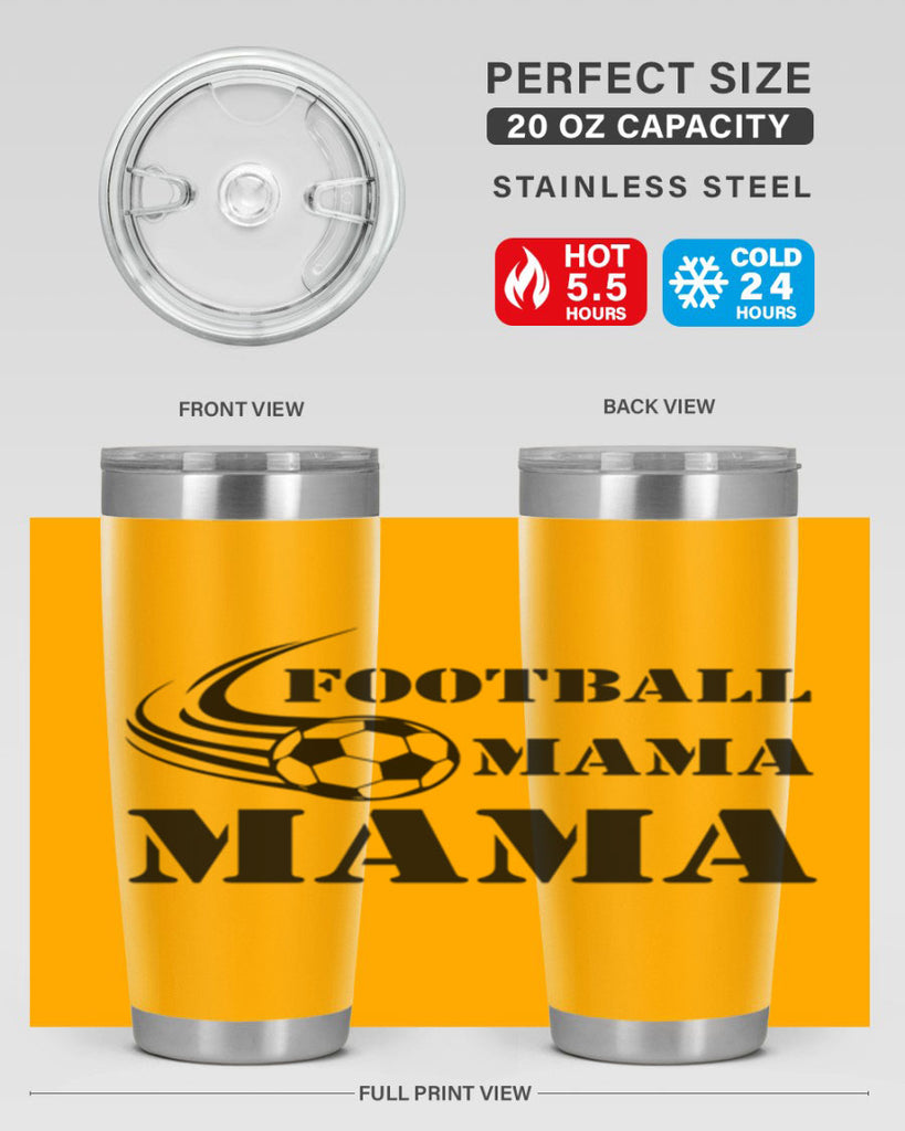 football mama 179#- mom- Tumbler