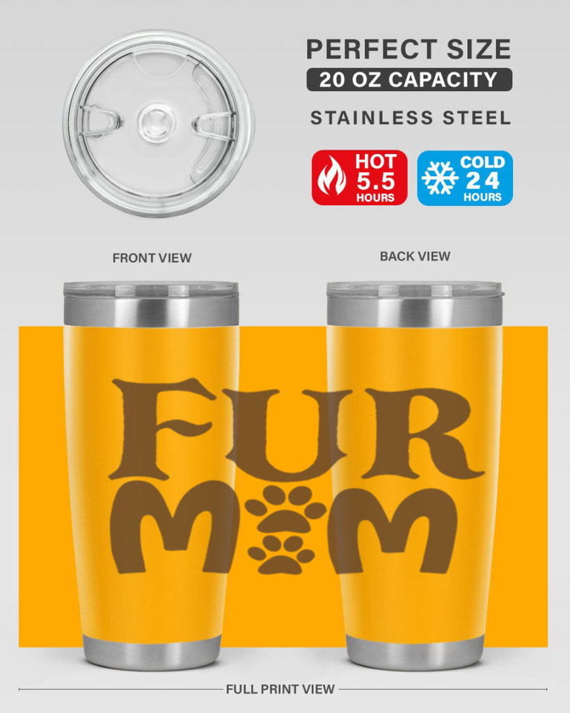 fur mom 266#- mom- Tumbler