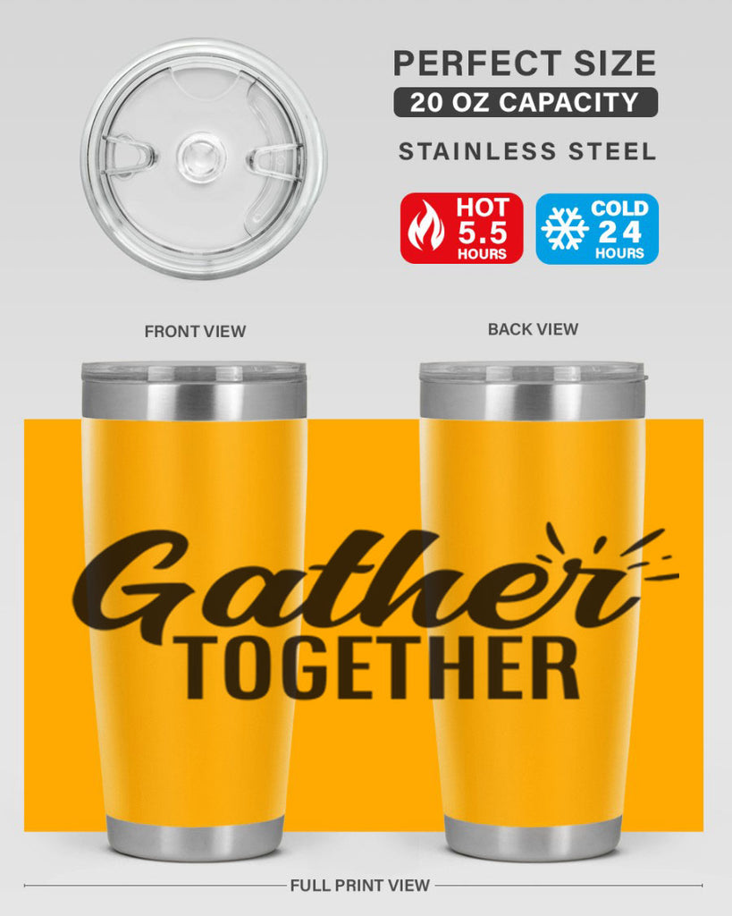 gather together 60#- thanksgiving- Tumbler