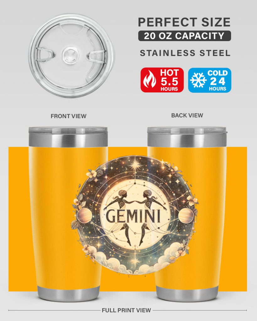 gemini 237#- zodiac- Tumbler