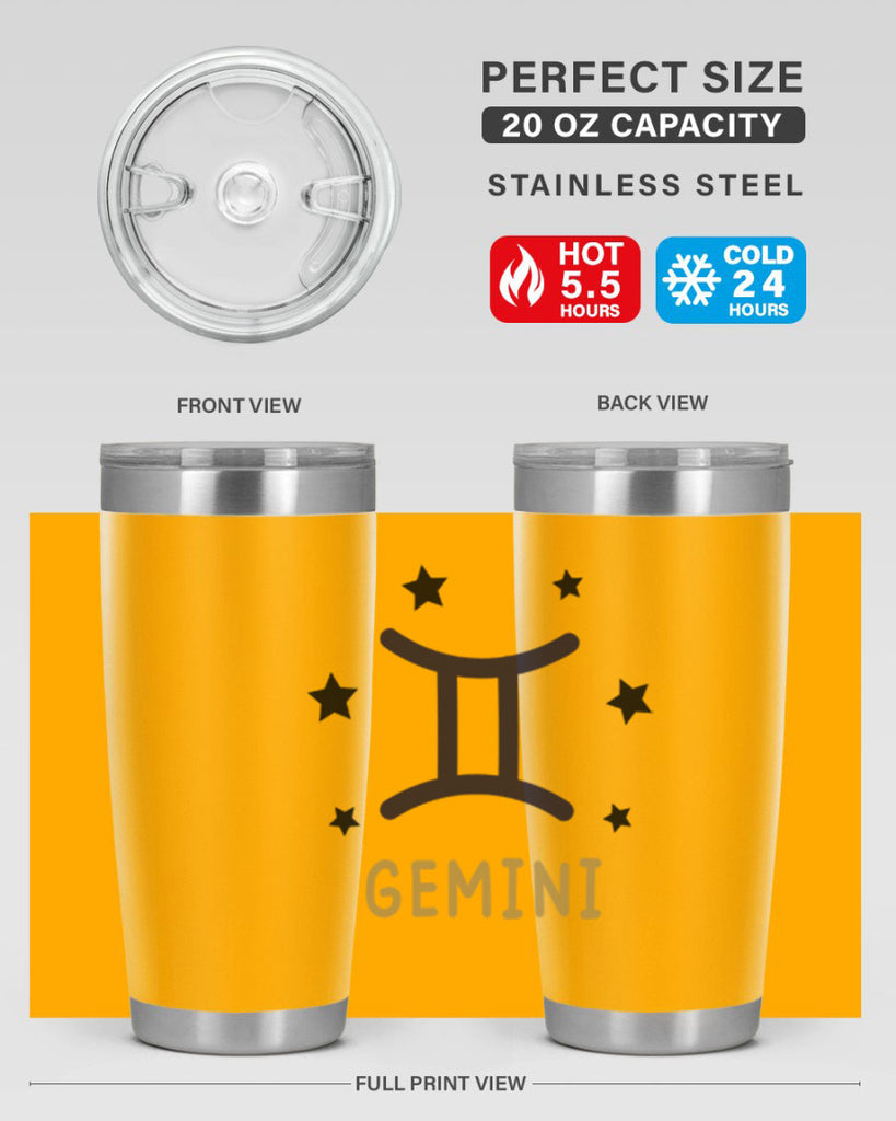 gemini 241#- zodiac- Tumbler