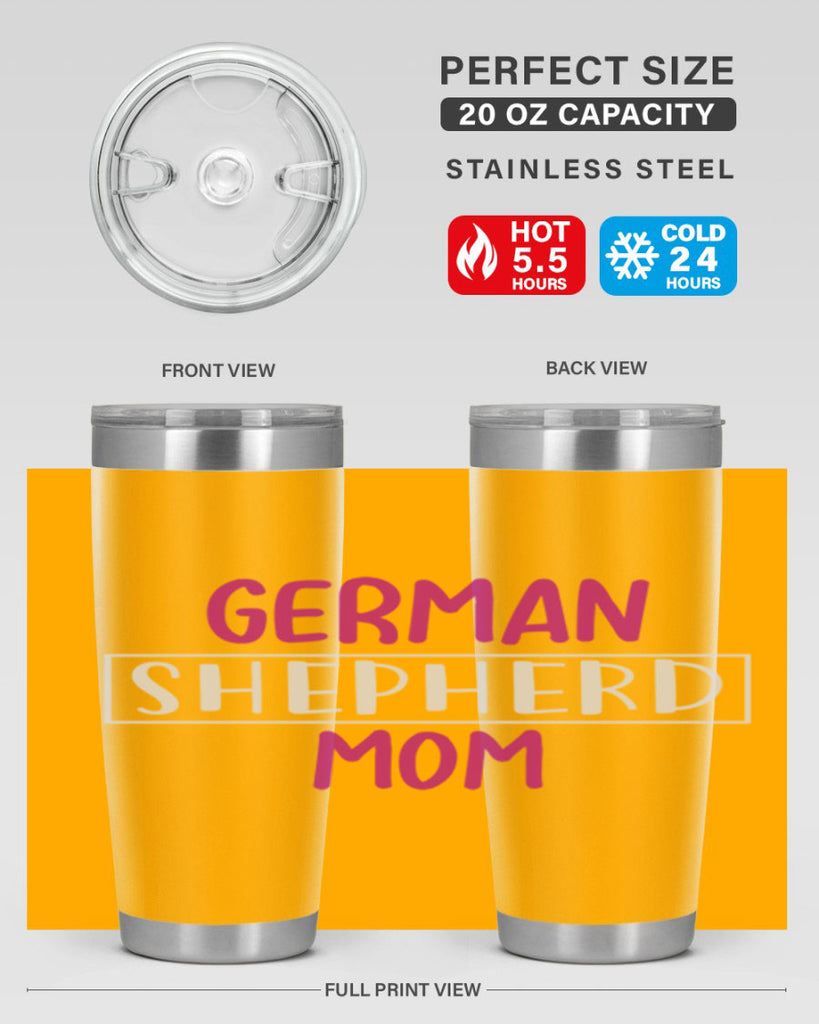 german shepherd mom 178#- mom- Tumbler