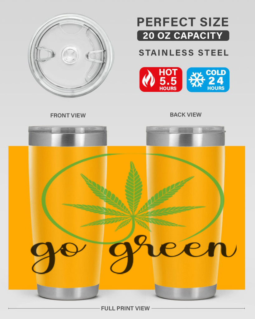 go green cannabis 92#- marijuana- Tumbler