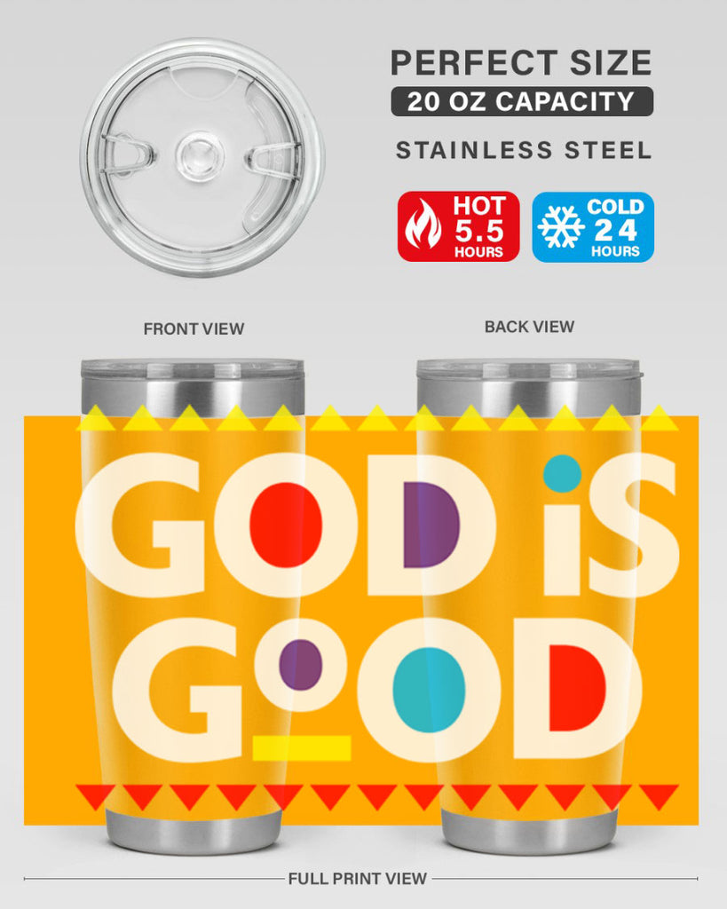 god is good 143#- black words phrases- Cotton Tank