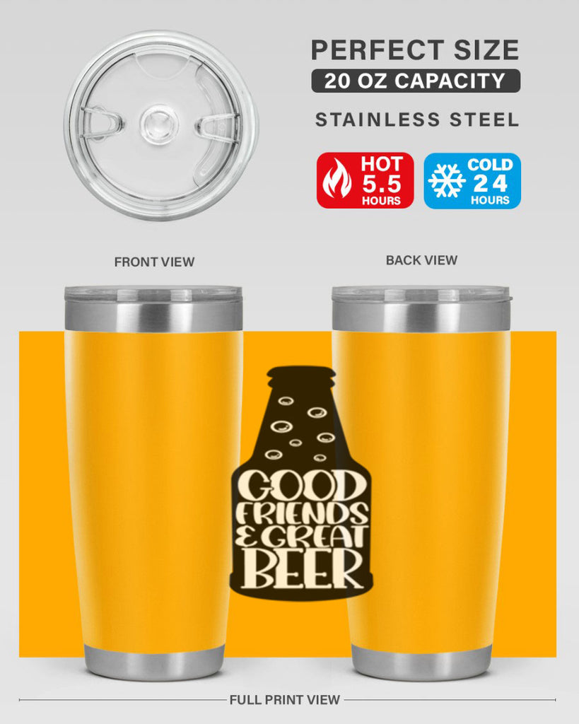 good friends great beer 39#- beer- Tumbler