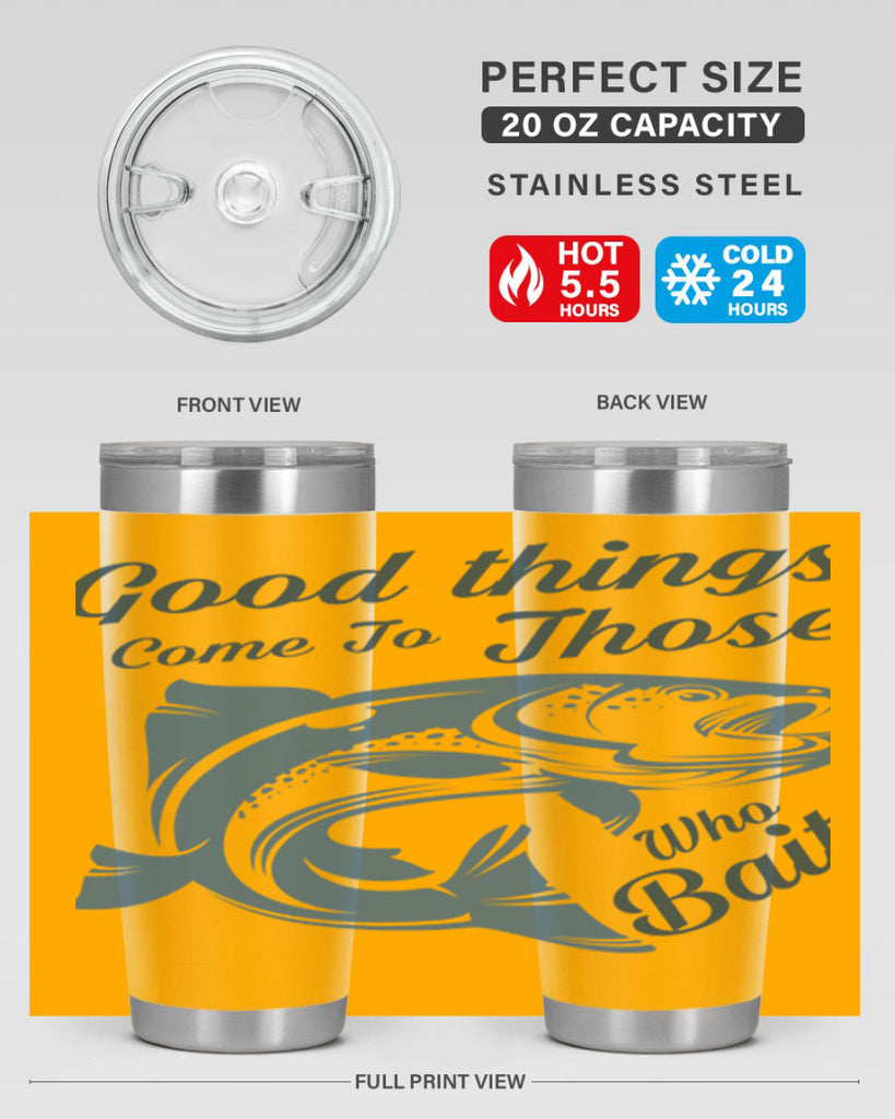 good things 127#- fishing- Tumbler