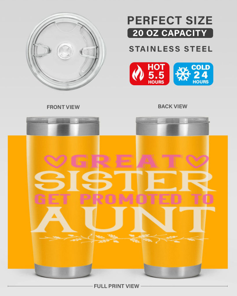 great sister get promoted to aunt Style 58#- aunt- Tumbler