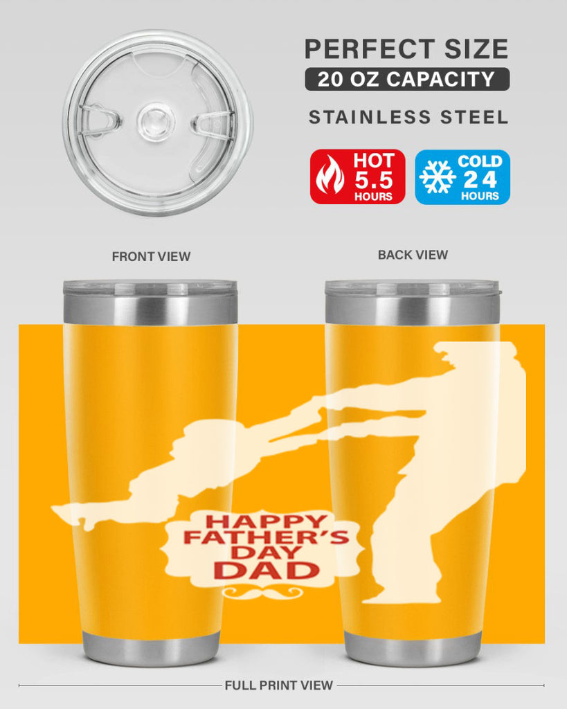 happy father day 246#- fathers day- Tumbler