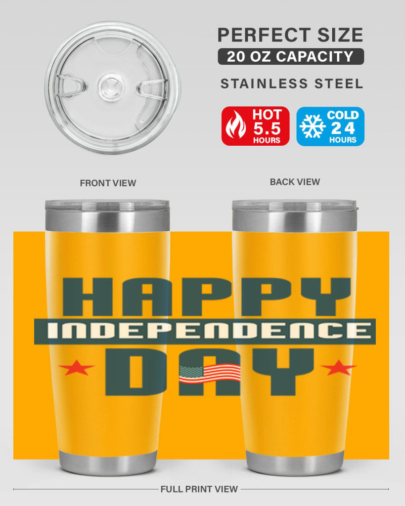 happy independence day Design Style 105#- Fourt Of July- Tumbler