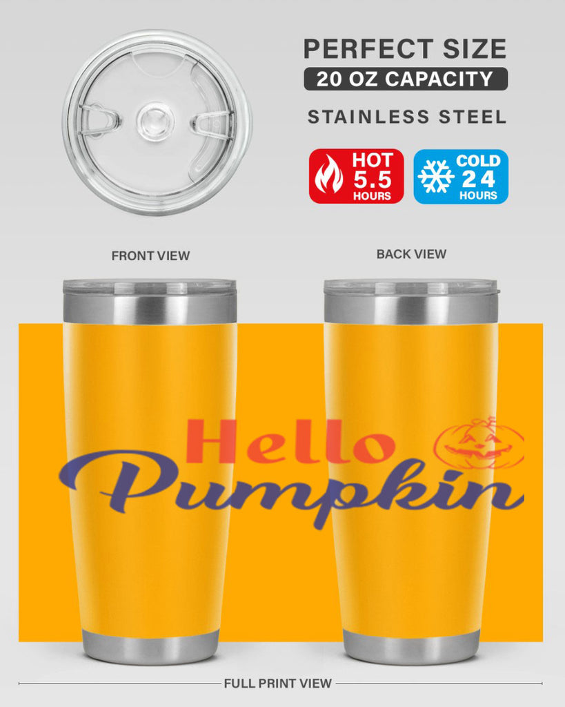 hello pumpkin 288#- fall- Tumbler