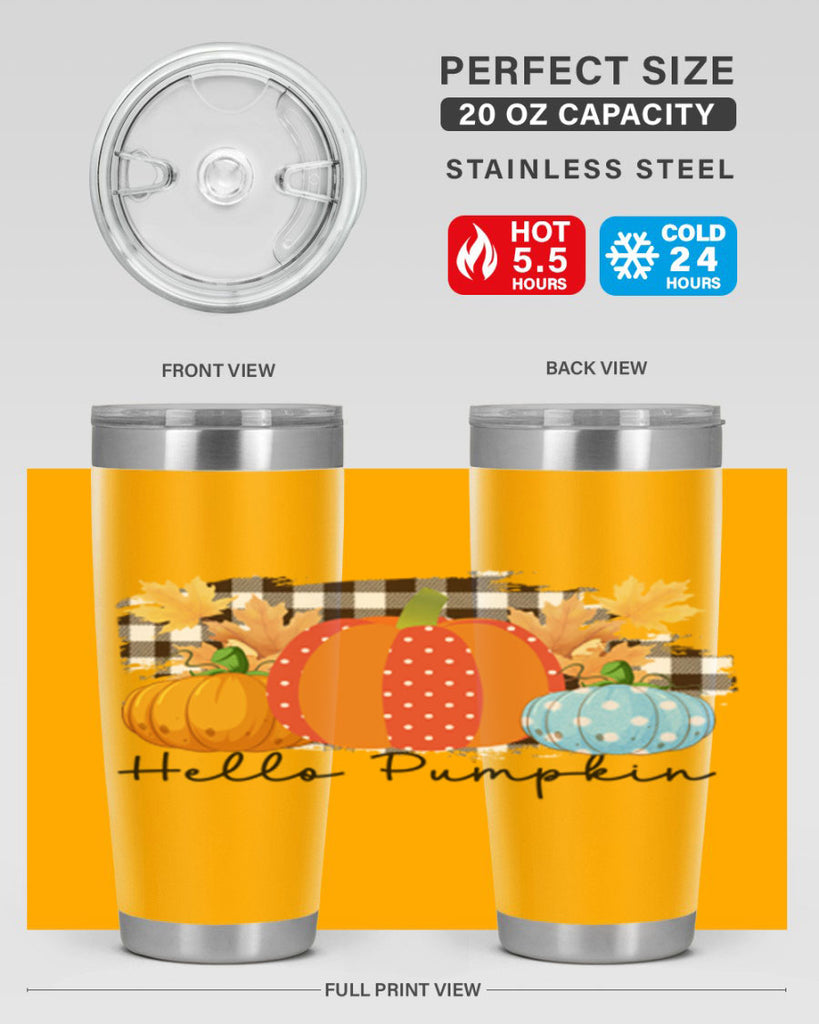 hello pumpkin 290#- fall- Tumbler