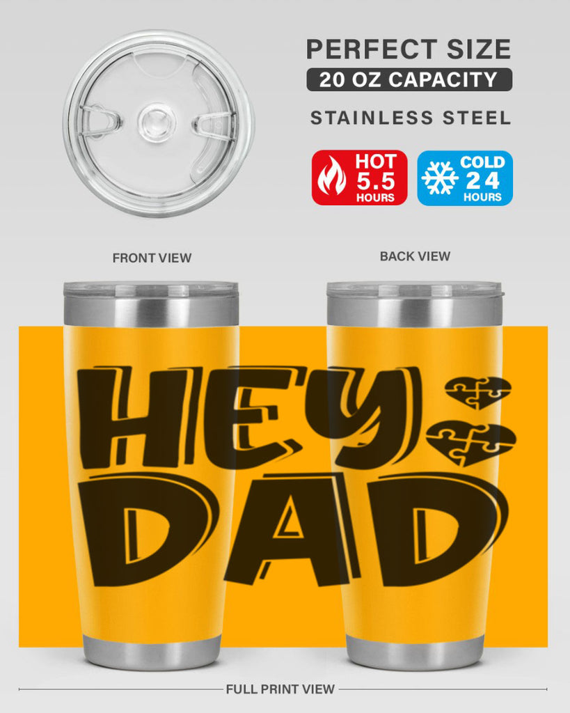 hey dad 9#- dad- Tumbler