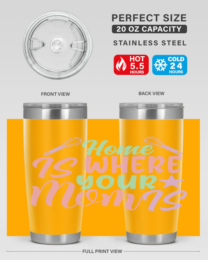 home is where your mom is 37#- home- Tumbler