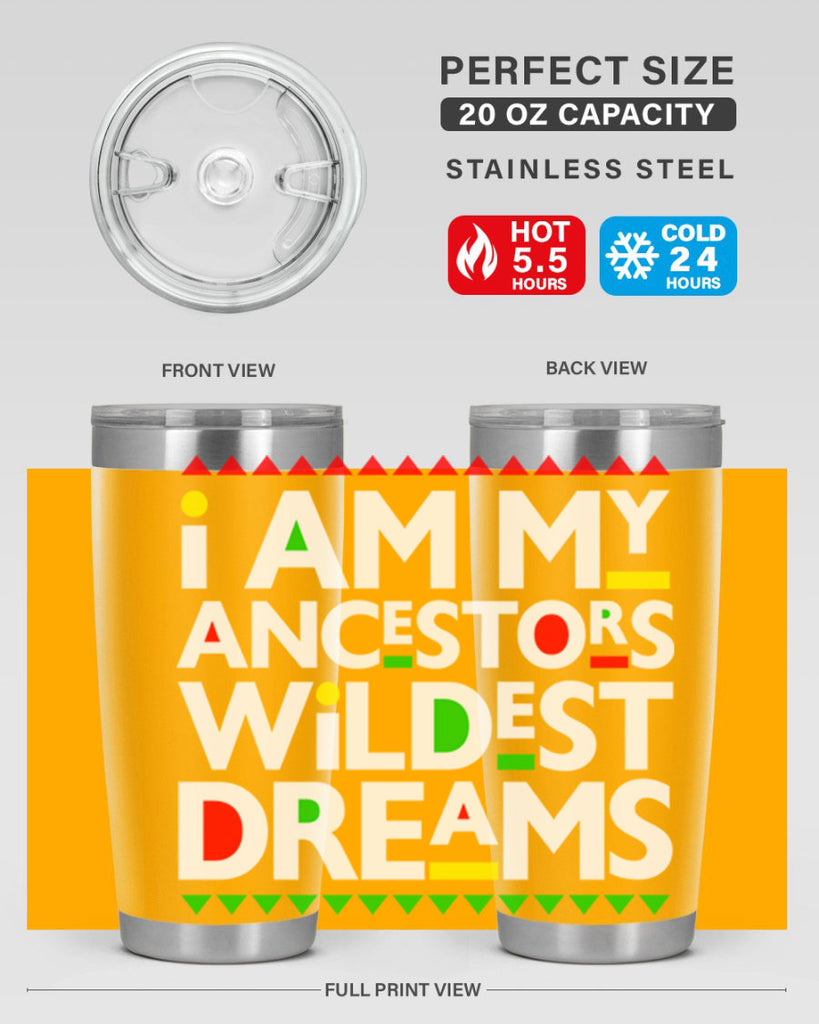 i am my  ancestors wildest dreams 115#- black words phrases- Cotton Tank