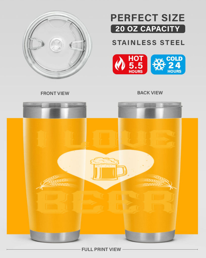 i love beer 74#- beer- Tumbler