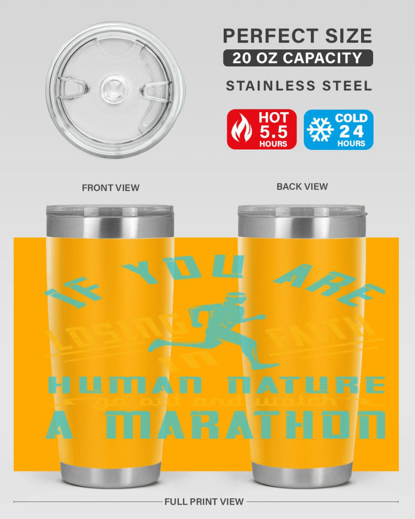 if you are losing faith in human nature go out and watch a marathon 37#- running- Tumbler