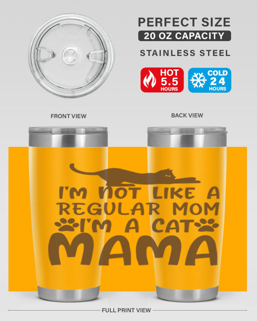 im not like a regular mom im a cat mama 256#- mom- Tumbler