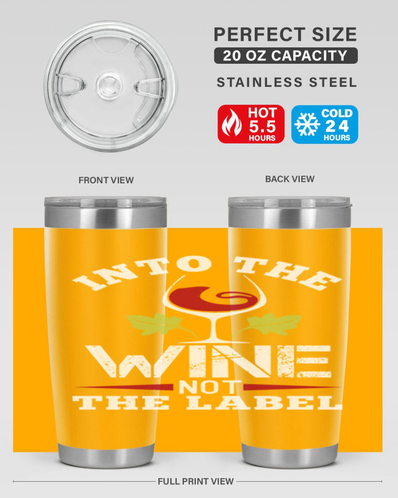 into the wine not the label 132#- wine- Tumbler